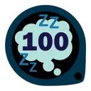 Sova borta 100